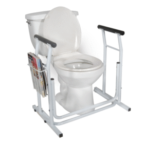 Stand Alone Safety Toilet Rails