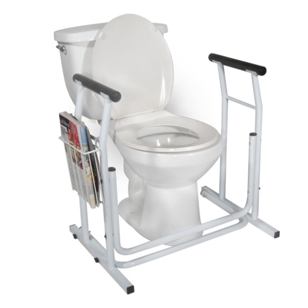 Stand Alone Safety Toilet Rails